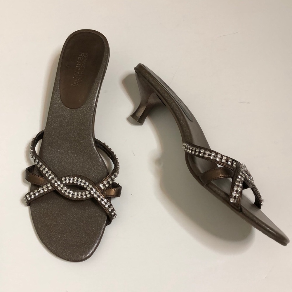 Kenneth Cole Reaction Sparkle Studded Sandals